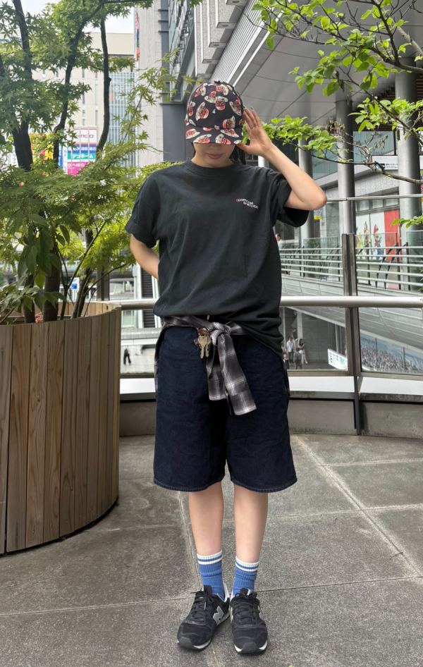 ハンバーガーの総柄がポイント🍔💗総柄のベースボールキャップ