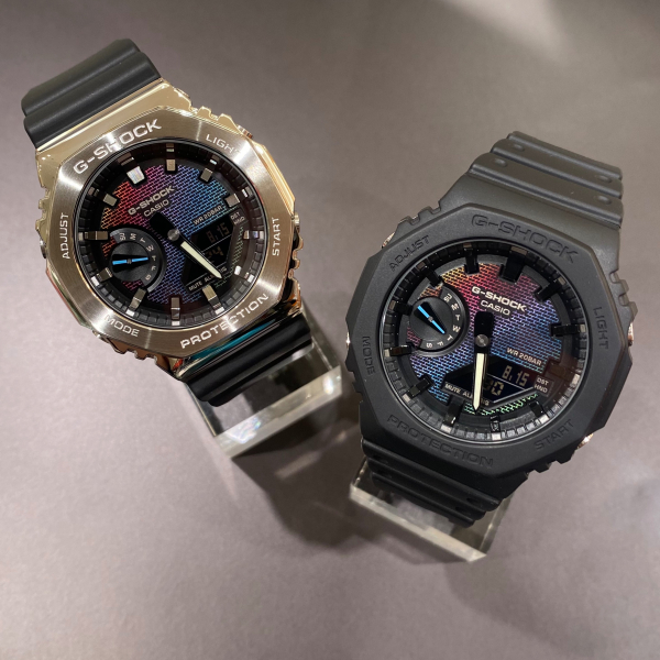G-SHOCK】光の角度で色が変わる⁉︎レインボーカラーウォッチ